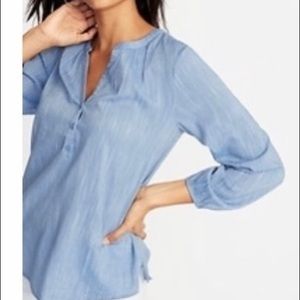 Women’s OLD NAVY Blue Blouse Size Large